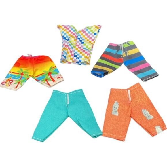 Fashion Doll Men Boys Shirt and Shorts Summer Beach Clothing Accessories - Picture 2 of 9